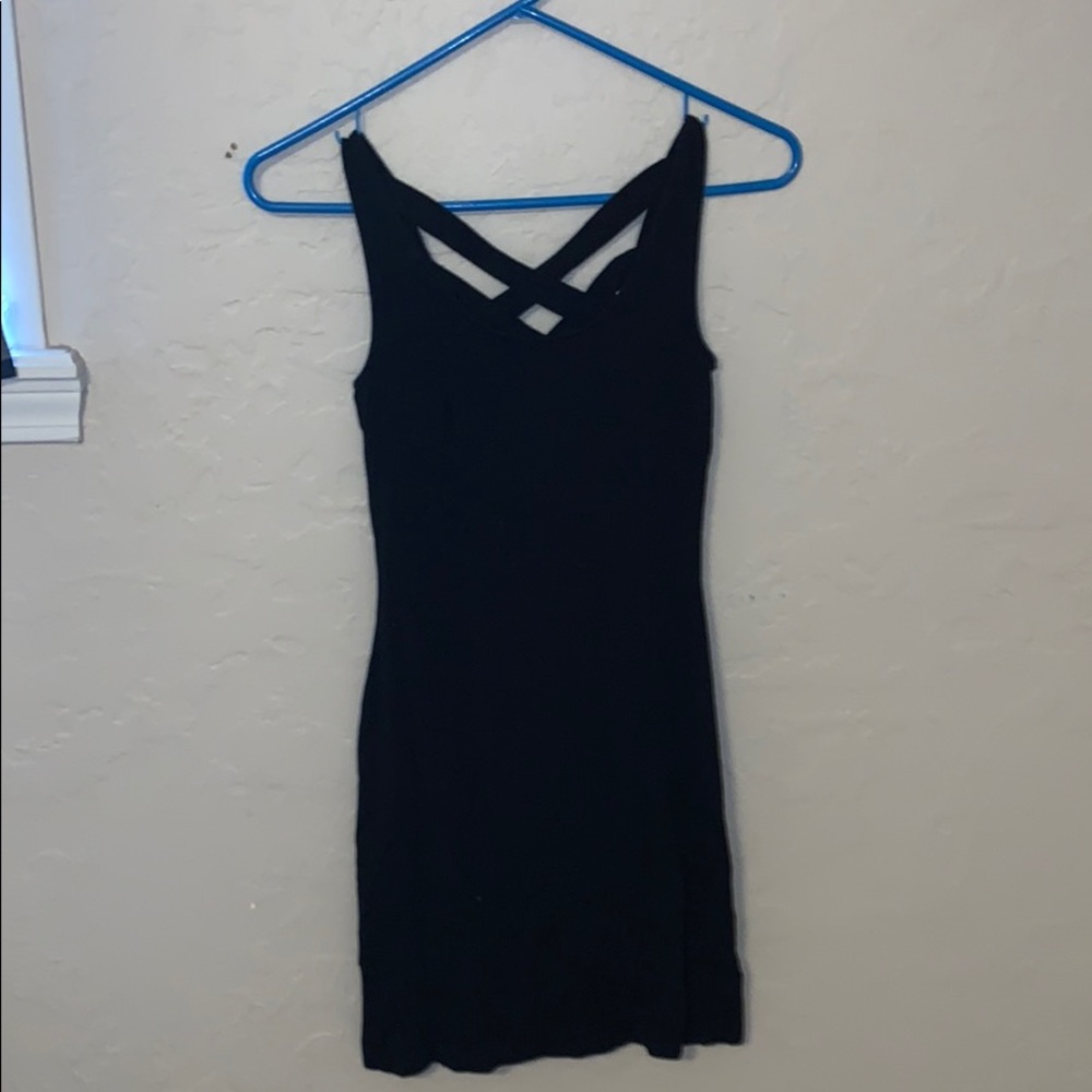 Black tube dress
